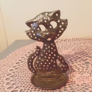 Vintage Cat Earring Holder (1970's)
